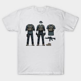Tactical Gear Fusion Tee: Where Fashion Meets Urban Warfare T-Shirt